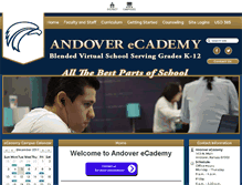 Tablet Screenshot of andoverecademy.org