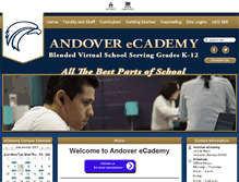 Tablet Screenshot of andoverecademy.com